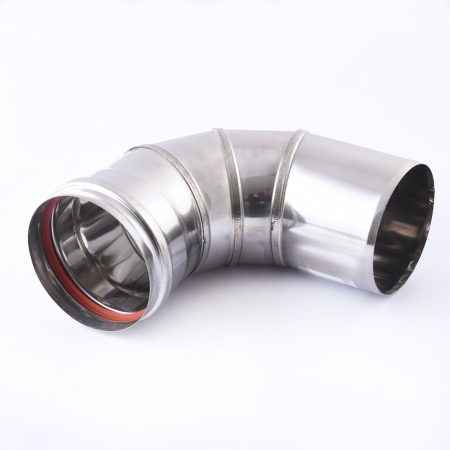 NO LONGER AVAILABLE PLEASE USE CODE 33-54-105-FLUE3 100mm Elbow 90 Degree