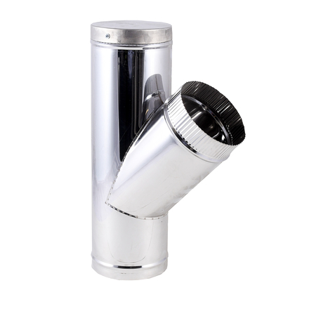 6 x 135 Degree Condensate Tee S/S 430 S/W (150mm)