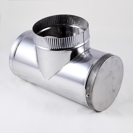 8 x 90 Degree Condensate Tee S/S 430 S/W (200mm)